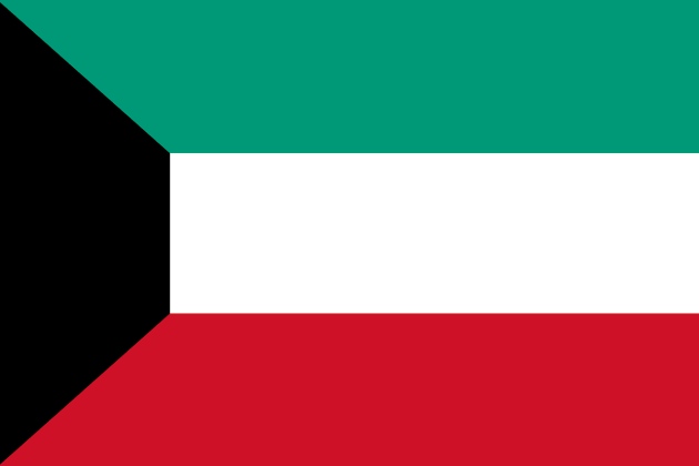 bandiera del Kuwait, visto Italia