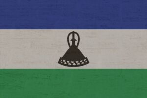 bandiera Lesotho, visto Italia