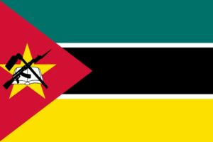 bandiera del Mozambico, visto per l'Italia