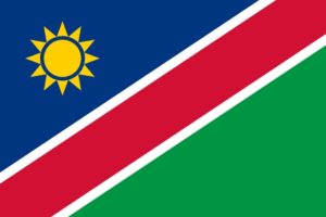 bandiera Namibia, visto Italia