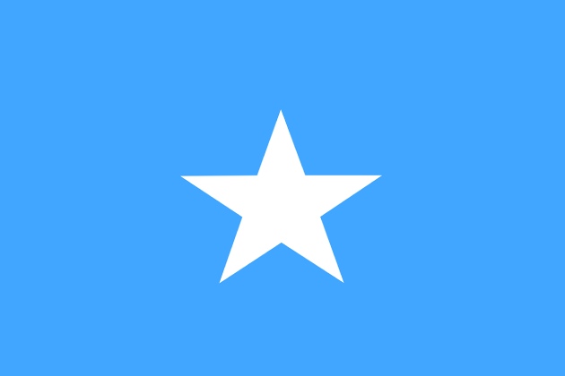 bandiera della Somalia, visto per l'Italia