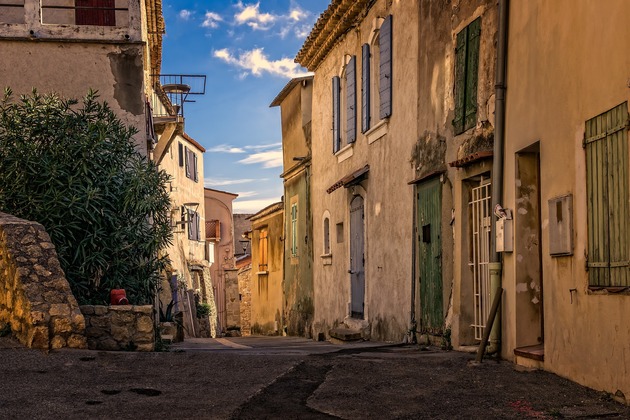 case del centro storico di un paese
