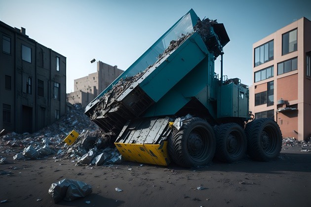 camion dei rifiuti, iscritto all'albo gestori ambientali